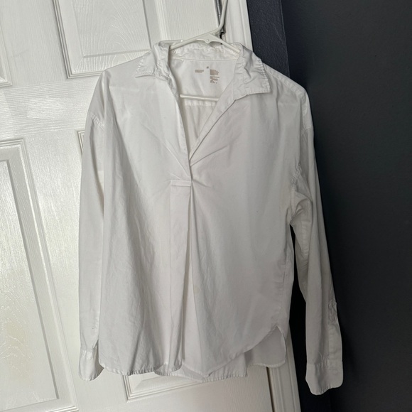 White collar v neck muji - Picture 1 of 1